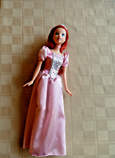Muñeca Disney Princesa Ariel 2006 Mattel 10,5" juguete rosa vestido pelo rojo, usado segunda mano  Embacar hacia Mexico