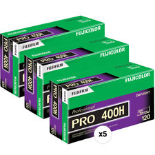 3x Fujicolor PRO 400H Color Negative 120 Roll Film, 5 Pack for sale  Brooklyn