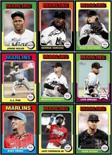 Used, 2024 Topps Heritage Base Team Set - Miami Marlins for sale  Shipping to South Africa