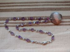 Amethyst moonstone bead for sale  LEWES