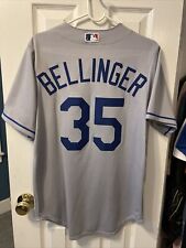 Camiseta cinza masculina pequena Cody Bellinger Los Angeles Dodgers Baseball Majestic comprar usado  Enviando para Brazil
