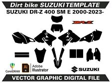 SUZUKI DRZ 400 SM E 2000-2023- Modelo formato vetorial Ai CDR EPS PDF M93, usado comprar usado  Enviando para Brazil