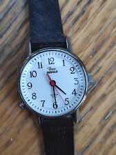 Usado, Reloj Timex Indiglo Mujer Negro Cuero Correa segunda mano  Embacar hacia Argentina