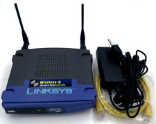 Ponto de acesso Linksys 2.4GHz Wireless-G WAP54G ver3.1 com adaptador e teste de cabo comprar usado  Enviando para Brazil