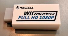 Usado, Adaptador de dispositivo PORTHOLIC Wii para HDMI 1080p Full HD com porta de áudio comprar usado  Enviando para Brazil