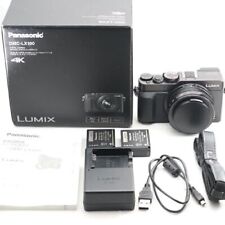 Conjunto de Câmera Digital Panasonic LUMIX DMC-LX100 12.8MP Preta Testada com Caixa, usado comprar usado  Enviando para Brazil