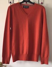 Orange cashmere jumper for sale  LITTLEHAMPTON