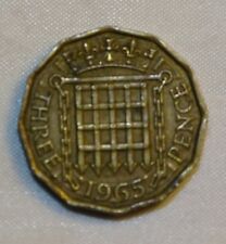 1965 three pence for sale  BRAUNTON