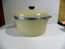 Used, Vintage Club Aluminum Harvest Gold 8 Quart Dutch Oven Roaster X Large for sale  Shipping to South Africa