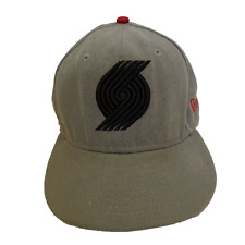 Portland Trail Blazers New Era 59Fifty Sombrero Gorra 7 3/8 Ajustado Gris Negro Logotipo Gris segunda mano  Embacar hacia Argentina