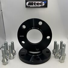 BMW  2 X 10MM BLACK HUBCENTRIC ALLOY WHEEL SPACERS 72.6 5x120 12x1.5 Bolts for sale  Shipping to South Africa