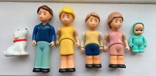 Vintage Little Tikes dolls house family figurines full set of figures and dog for sale  SWINDON