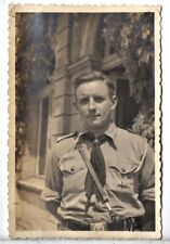 orig. Foto, 2. Wk., HJ., Lagerführer in Uniform, Pimpf, Neusalz/ Nowa Sol 1940 gebraucht kaufen  Obernkirchen