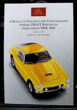 1/18 : CMC PROSPECTUS  DE VENTE RECTO VERSO FERRARI BERLINETTA 250 GT 1961 - TBE d'occasion  Colmar
