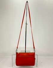 Used, Furla Scarlet Red Textured Leather Crossbody Bag for sale  Shipping to South Africa