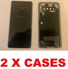2 vera X Samsung Galaxy S10+ G975F Posteriore Indietro Plus Coperchio Della Batteria Pannello di Vetro usato  Spedire a Italy
