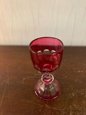 Verre rouge overlay d'occasion  Baccarat