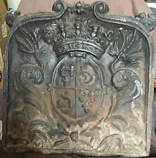 plaque de cheminee XVIIIème blason princier dauphin de France d'occasion  Camarès