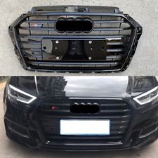 Grelha de para-choque dianteiro toda preta para Audi A3 S3 8V 2017-2019 atualizada para S3, usado comprar usado  Enviando para Brazil