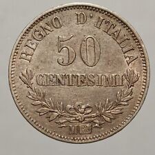 50 centesimi 1863 usato  Villaricca