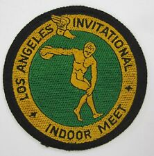 Antigo Los Angeles Convitational Indoor Track Field Meet Patch Bordado Anos 1960 comprar usado  Enviando para Brazil