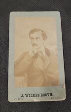 RARO Early John Wilkes Booth CDV Carte de Visite Grande Imagem Incrível Verde 1860s comprar usado  Enviando para Brazil