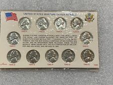 Wartime silver nickels for sale  Layton