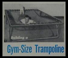 Used, TRAMPOLINE Gym size and Backyard Bouncer HowTo Build PLANS for sale  Shipping to South Africa