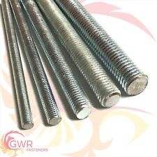 M6 M8 M10 M12 M16 M18 M20 M24 THREADED BAR 8.8 High Tensile Zinc Rod Studding, used for sale  Shipping to South Africa