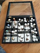 Collection thimbles display for sale  NOTTINGHAM