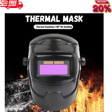 Solar Welding Helmet Auto Darkening Grining Welder Shield Grinding Hood, used for sale  Shipping to South Africa