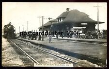 BOLTON Ontario 1925 estación de tren RCP mensaje yiddish. Foto postal real segunda mano  Embacar hacia Argentina