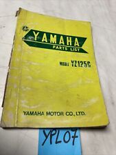 Yamaha yz125c yz125 d'occasion  Decize