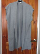 POETRY Cashmere Longline Sleeveless Cardigan Size14 for sale  Shipping to South Africa