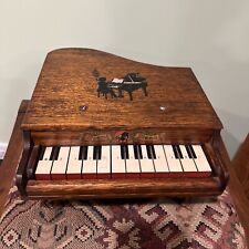 Vintage 1950’s Child’s Toy Wooden Baby Grand Piano for sale  Shipping to South Africa