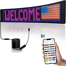 Caja abierta letrero de desplazamiento LED programable para automóvil, letrero de tienda LED USB 5V flexible. segunda mano  Embacar hacia Argentina