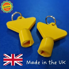 2 x Gas Electric Meter Box Utility Key Cupboard Yellow PLA Plastic Biodegradable, used for sale  Shipping to South Africa