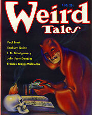 Weird Tales Pulp Comic Medical Doctor Satan Painting 8x10 Canvas Art Print  for sale  Shipping to Canada