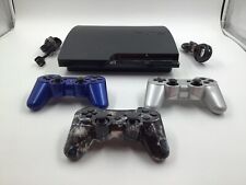 Sony PS3 Lot, Console mod CECH-2501A Tested-Working, 3 Wireless  Remotes., used for sale  Shipping to South Africa