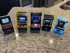 Lot Of 5x Mini Arcade Game Machines Handheld Retro. Barley Used All TESTED, used for sale  Shipping to South Africa