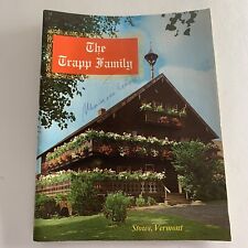 Vintage TRAPP FAMILY LODGE 1993 Brochure Stowe Vermont Signed Maria Von Trapp, used for sale  Shipping to South Africa