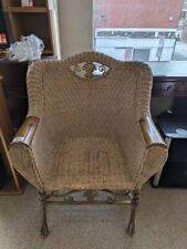 Antique rattan chair for sale  WIGAN