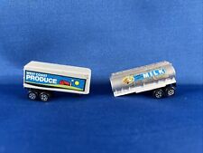 Lote de reboque 1989 Micro Machines West Coast Produce leite semi caixa caminhão contêiner comprar usado  Enviando para Brazil