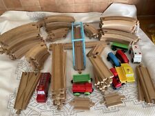 Wooden train track for sale  NORWICH