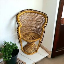 Vintage wicker rattan for sale  HEREFORD