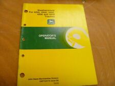 Used, John Deere Weathershield for 4200 4300 4400 4500 4600 Tractor Operator Manual for sale  Fairfield