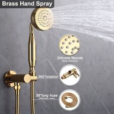 Shower Mixer Set Concealed Brass Vintage 8 Inch Wall Mounted,Bright Gold for sale  Shipping to South Africa