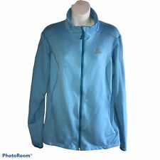 Chaqueta para mujer Salomon talla XL azul con cremallera completa bolsillos segunda mano  Embacar hacia Argentina