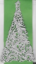 Used, Christmas Tree Cutting Die. App 7x12cm. Die Cutting Cardmaking Scrapbooking for sale  Shipping to South Africa