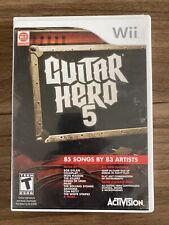 Guitar Hero 5 (Nintendo Wii, 2009), Completo, Probado! En muy buena condición segunda mano  Embacar hacia Argentina